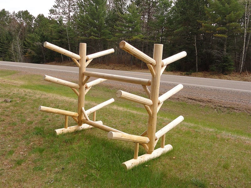 Rack - Six Place Log Rack | Hayward Outfitters | Hayward 